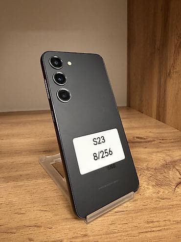 Samsung Galaxy S23, Б/у, 256 ГБ, цвет - Черный, В рассрочку, 1 SIM — 2