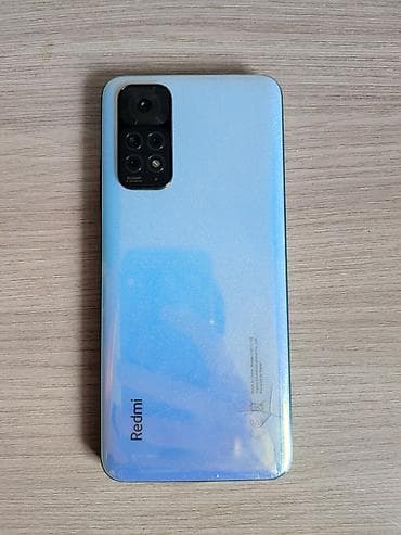 redmi k40: Redmi, Redmi Note 11, Б/у, цвет - Голубой — 3