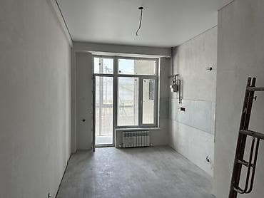 квартира бишкек 1: 1 бөлмө, 45 м², Элитка, 2 кабат, Даяр ПСО (өзү оңдоп түзөтүп бүтүү үчүн) — 5