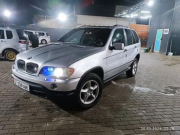70 сом: BMW X5: 2003 г., 3 л, Автомат, Бензин, Кроссовер — 2