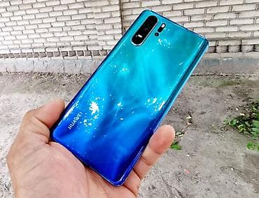 Huawei P30 Pro, Б/у, 256 ГБ, цвет - Голубой, 2 SIM — 2