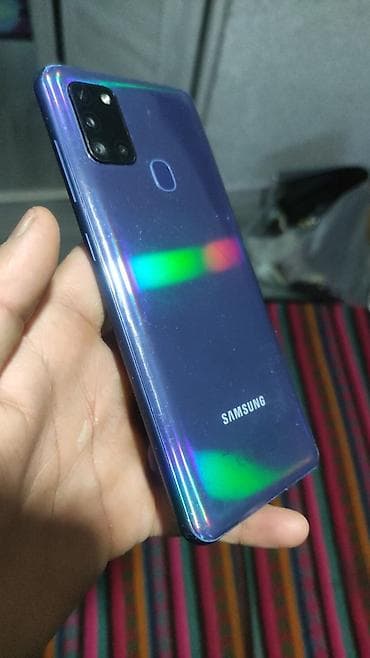 датчики движения: Samsung Galaxy A21S, Б/у, 32 ГБ, цвет - Синий, 2 SIM — 1