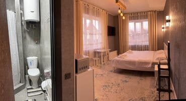 1 ком кв в бишкеке продажа: 1 комната, Душевая кабина, Постельное белье, Парковка — 4