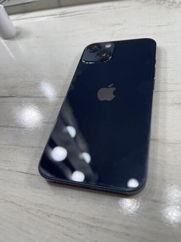 IPhone 13, Б/у, 256 ГБ, Black Titanium, Защитное стекло, Чехол, 100 %
