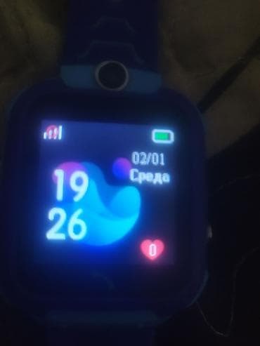 x max: Детские смарт-часы с камерой, синие - Яркий цветной экран с крупными — 2