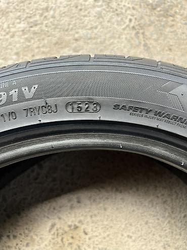45: Пара летних шин Kumho 215/45 R17 91V - Размер: 215/45 R17 - Индекс — 5