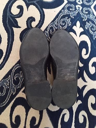 классические туфли: Мужские туфли, 41, Б/у, цвет - Черный — 1