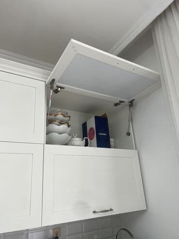 дешевая кухонная мебель от производителя: Кухонный гарнитур, цвет - Белый, МДФ — 5