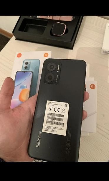 redmi 2: Redmi, Redmi 10 5G, Б/у, 128 ГБ, цвет - Черный, 2 SIM — 5