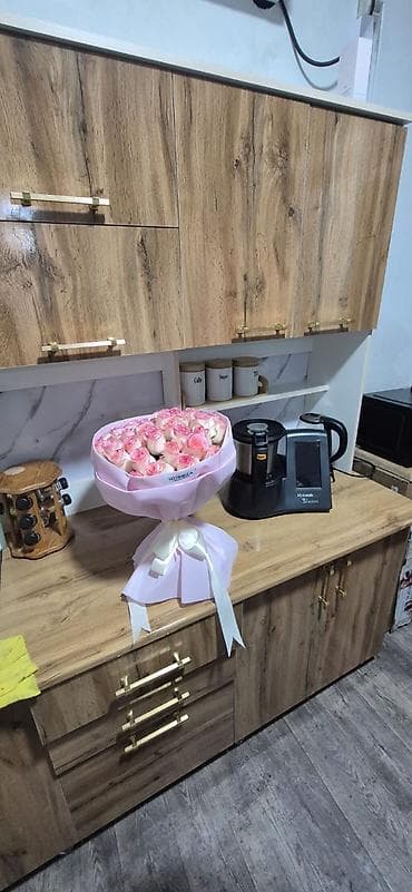 мебельные гарнитуры: Кухонный гарнитур, цвет - Коричневый, ДСП — 1