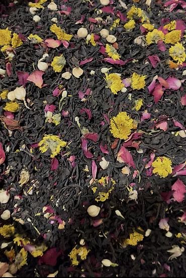 кальций для кур: Ароматный листовой чайный купаж с лепестками Описание: - Основа — 5