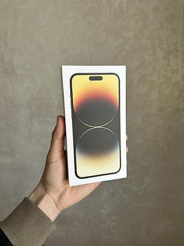 IPhone 14 Pro Max, Колдонулган, 256 ГБ, Алтын, Коргоочу айнек, Каптама, Куту, 84 % — 1