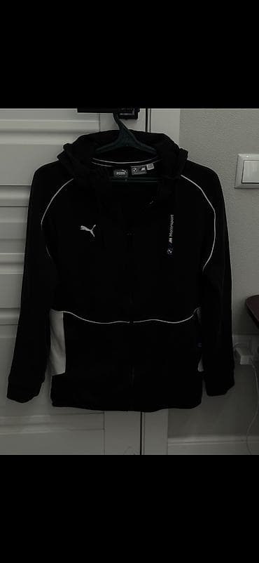 Мужской спортивный костюм, M, Puma, Б/у, цвет - Черный, Бесплатная доставка
