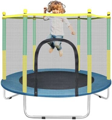 домашний батут: Детский каркасный батут 💢Диаметр 140 см 💢Высота 120 см — 1