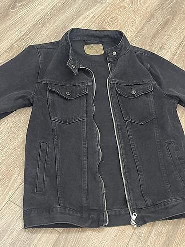 Эркектер кийими: Джинсовая куртка BLK JEANS BINLAIKE - Цвет: угольно‑чёрный, легкий — 2