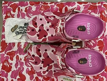 камуфляжы: Сабо, 37, 38, Crocs, Новый, цвет - Розовый, Платная доставка, Самовывоз — 2
