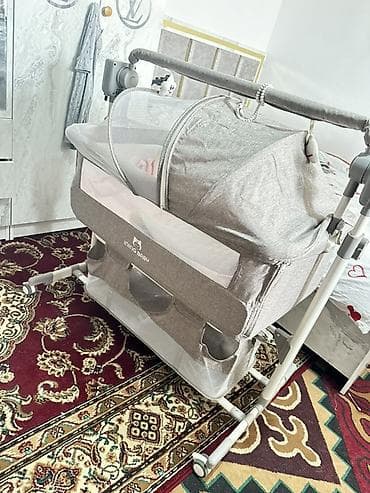 Терезелер жана комплектөөчүлөр: Люлька, Жаңы, Бешик, Металл, түсү - Саргыч боз, Акылуу жеткирүү — 3