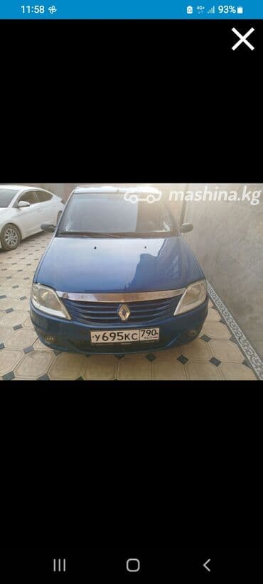 авто в кредит без первоначального взноса бишкек: Renault Logan: 2005 г., 1.4 л, Механика, Бензин, Седан — 1