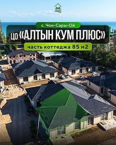 чон: 🏡 Продается часть коттеджа с ремонтом в ЦО «Алтын Кум Плюс» от СК — 1
