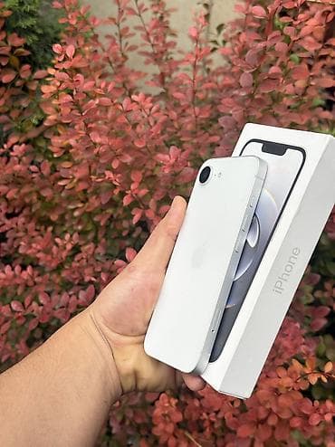 9 дюйм: IPhone 16e, Жаңы, 128 ГБ, White Titanium, Заряддоочу түзүлүш, Куту, 100 % — 4