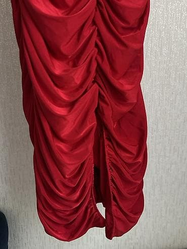 lost cherry: Вечернее платье, Классическое, Длинная модель, Шелк, Без рукавов, S, XS — 3