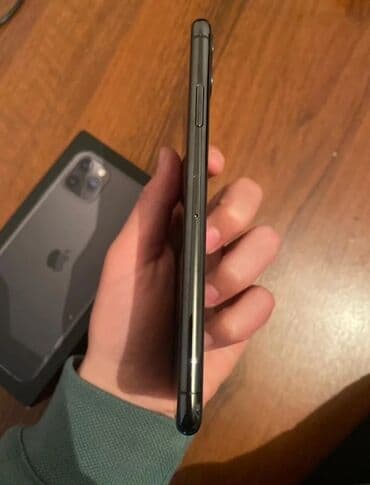 apple iphone 11 pro: IPhone 11 Pro, Б/у, 256 ГБ, Space Gray, Коробка, 91 % — 2