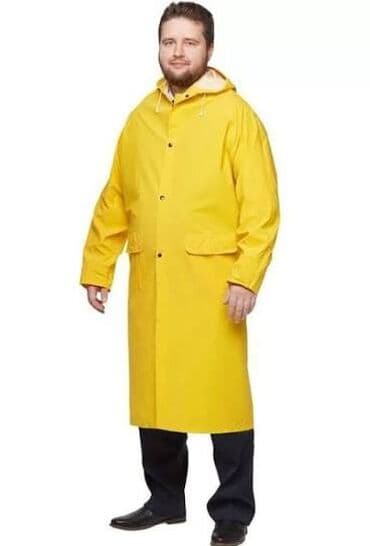 Дождевик, Пончо, Китай, цвет - Желтый, Все размеры