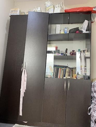 third edition solution: Стенка-шкаф, Тип стенки-шкафа: Модульная, Для спальни, Б/у, Особенности: Для хранения посуды — 4
