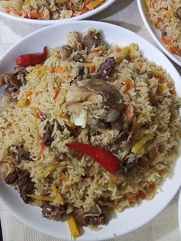 Услуги: Повар полв 10кг 15кг 20кг 25кг готовым и чайхана плов и шашлыкы — 6