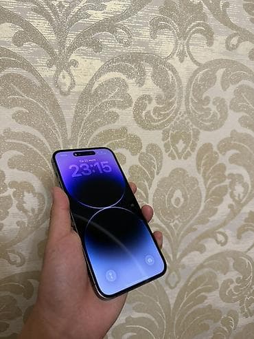 Техника и электроника: IPhone 14 Pro, Б/у, 512 ГБ, Deep Purple, Чехол, Защитное стекло, 90 % — 2