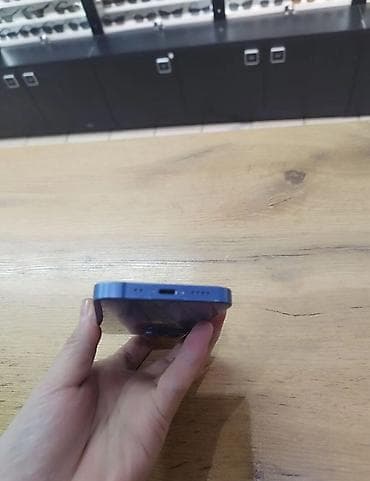 iphone d: IPhone 13, Б/у, 128 ГБ, Синий, Коробка, 89 % — 3