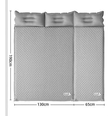 размер одеяло: Самонадувающийся туристический матрас BeiJiLang (двуспальный) В — 3