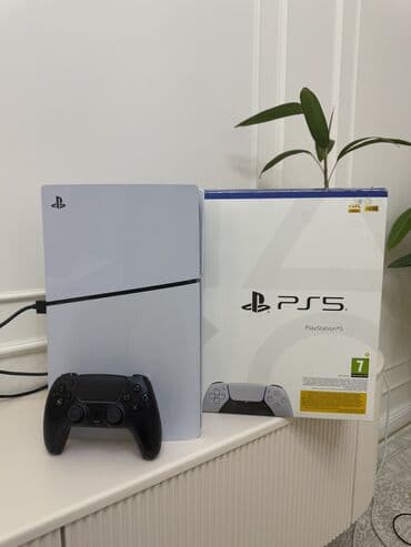 пк конплект: PS5 Slim 1TB в комплект заводская игры на фото на месяц осмотр — 1