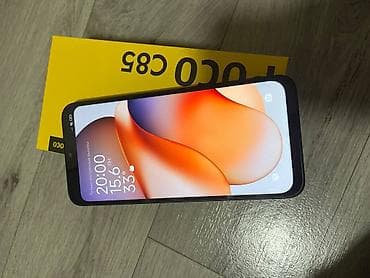nokia e: Poco C85, Б/у, 256 ГБ, цвет - Черный, 1 SIM, 2 SIM, eSIM — 2
