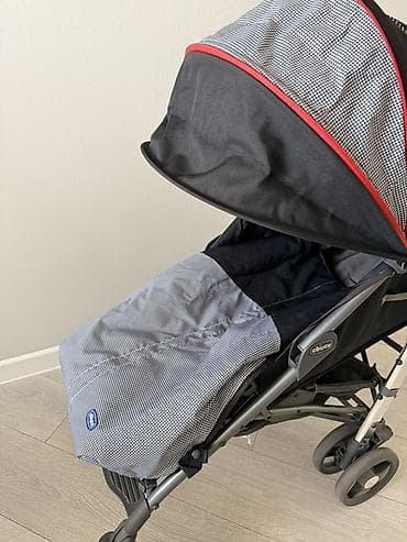 Коляски: Коляска, Chicco, цвет - Черный, Б/у — 5