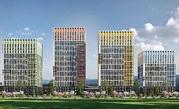 Квартиры: 2 комнаты, 83 м², Элитка, Асанбай мкр Элитка, 19 этаж, ПСО (под самоотделку) — 2