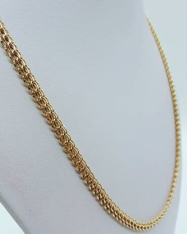 продаю золотую цепочку: Цепь для бензопилы, Проба 585, Мужские, Новый, Ручная работа — 23