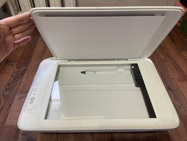 экран компьютер: МФУ HP (сканер/принтер/копир) струйного типа, белый корпус — 2