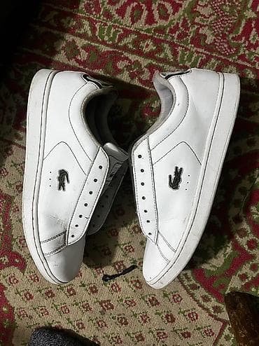 Босоножки, сандалии, шлепанцы: Мужские кроссовки, 39.5, Lacoste, Новый, цвет - Белый, Самовывоз — 4