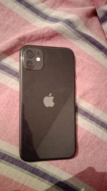 IPhone 11, Б/у, 256 ГБ, Black Titanium, Чехол, 100 %