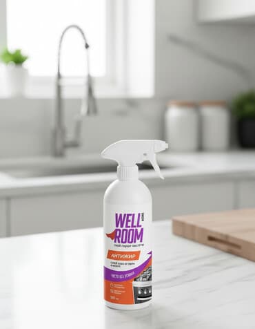 наклейка для мебели: Чистящее средство: Спрей, Антижир, Розница — 1