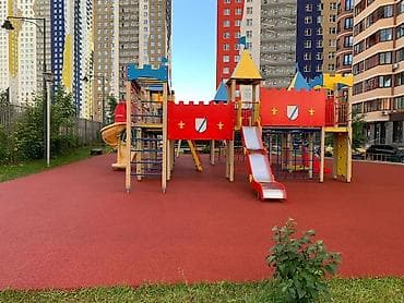 дошка: Резиновое покрытие для детских и спортивных площадок - Тип — 3