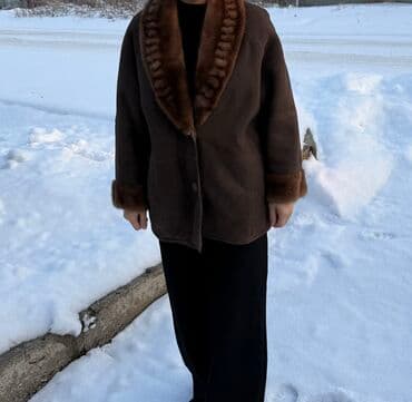 Продается дубленка производства Турции, воротник и рукава норка