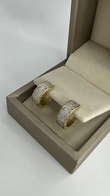 каффы серьги: Серьги, Проба 585, Без вставки, Женские, Новый — 3