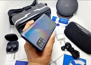 pixel 9a: Samsung Galaxy A51, Б/у, 128 ГБ, цвет - Черный, 1 SIM, 2 SIM — 4