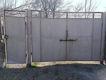 сетка на забор: Металлические распашные ворота с калиткой Высота-2м. Ширина-4м Есть — 2