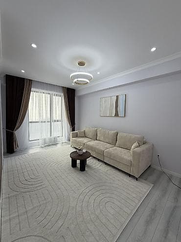 Недвижимость: 1 комната, 53 м², Элитка, Асанбай мкр Элитка, 7 этаж, Дизайнерский ремонт — 4