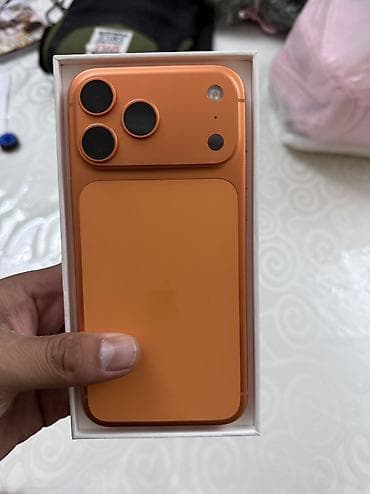 iphone 12 mini рассрочка: IPhone 17 Pro Max, Б/у, 256 ГБ, Оранжевый, Чехол, 100 % — 1