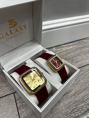 Сумкалар: Парные часы Galaxy Collection — набор из двух аналоговых часов в — 1