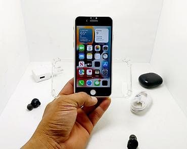 iphone 8s plus: IPhone 7, Б/у, 128 ГБ, Серебристый, Наушники, Зарядное устройство, Защитное стекло, 100 % — 1